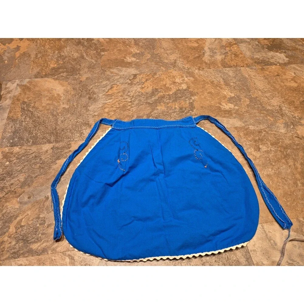 Authentic Apron Portugal Handmade With Pockets Blue And Colorful
